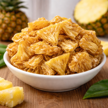 প্রাকৃতিক শুকনা আনারস স্লাইস (Natural Dehydrated Pineapple Slices) – Just Pure Foods